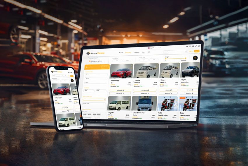Revolutionizing Automotive Export Trade with a Scalable B2B Marketplace screenshot